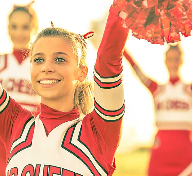Athletic training coverage for cheerleading competitions